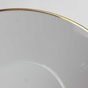 [458164214] Schüssel Goldrand Golddekor 24 cm Seltmann Weiden Vohenstrauß Weiß gebraucht - gut Bild 3