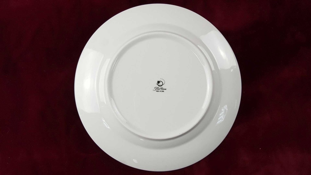 [2119143] 6er Set Speiseteller Essteller 24,4 cm China Pearl Bunte Blumen gebraucht - gut Bild 4