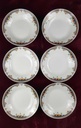 [2119145] 6er Set Suppenteller 22,8 cm China Pearl Bunte Blumen gebraucht - gut Bild 3
