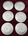 [2119145] 6er Set Suppenteller 22,8 cm China Pearl Bunte Blumen gebraucht - gut Bild 5
