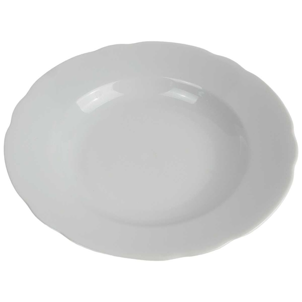 [458164248] Suppenteller 23,8 cm Schirnding Bavaria Feston Weiß gebraucht - akzeptabel Bild 2