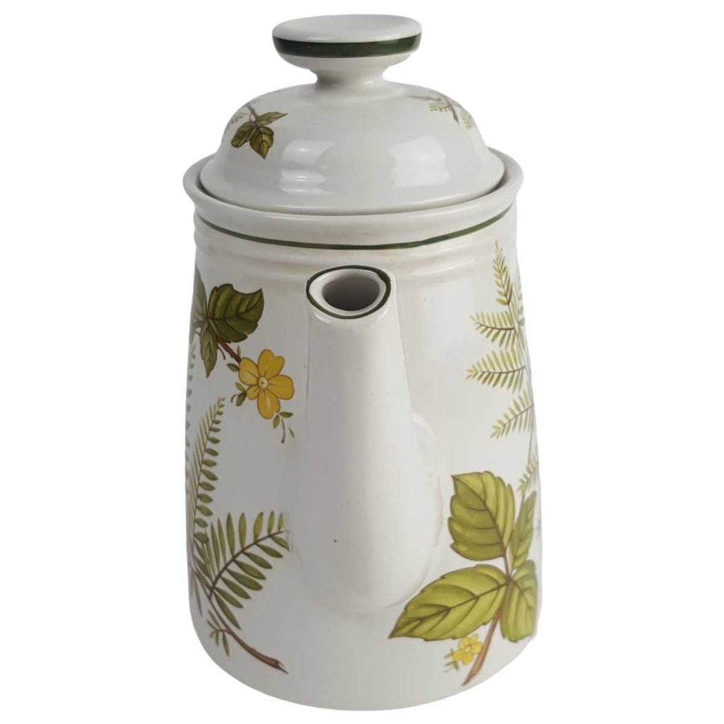 [458164249] Kaffeekanne 1,3 L Mitterteich grün Dekor Bavaria gebraucht - akzeptabel Bild 2
