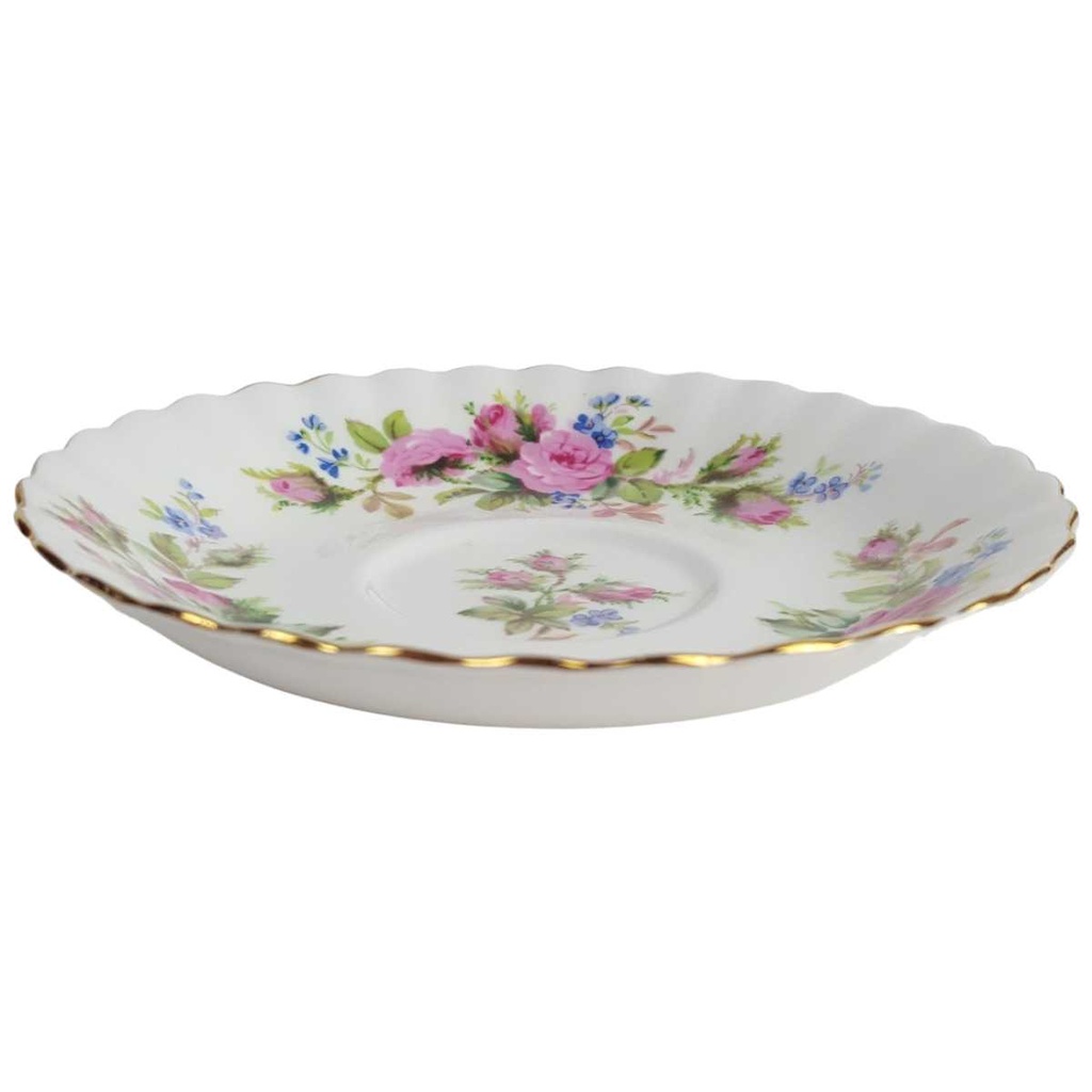 [458164255] Untertasse für Kaffee klein 12,4 cm Royal Albert Moss Rose gebraucht - gut Bild 2