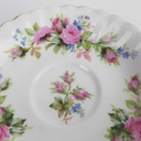 [458164255] Untertasse für Kaffee klein 12,4 cm Royal Albert Moss Rose gebraucht - gut Bild 3