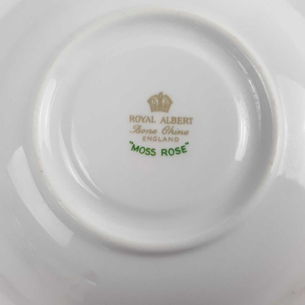 [458164255] Untertasse für Kaffee klein 12,4 cm Royal Albert Moss Rose gebraucht - gut Bild 4