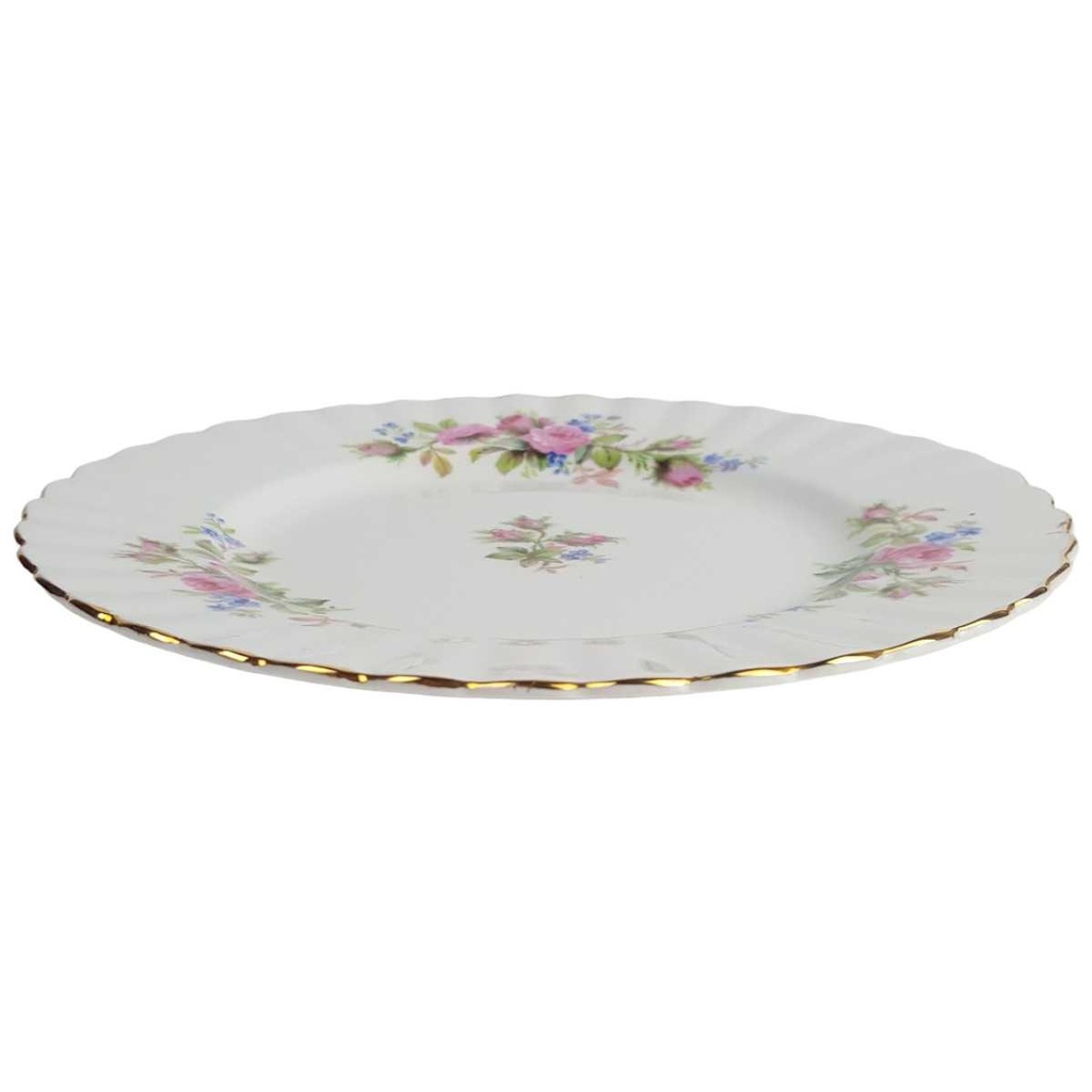 [458164256] Kuchenteller Dessertteller klein 18,2 cm Royal Albert Moss Rose gebraucht - gut Bild 2