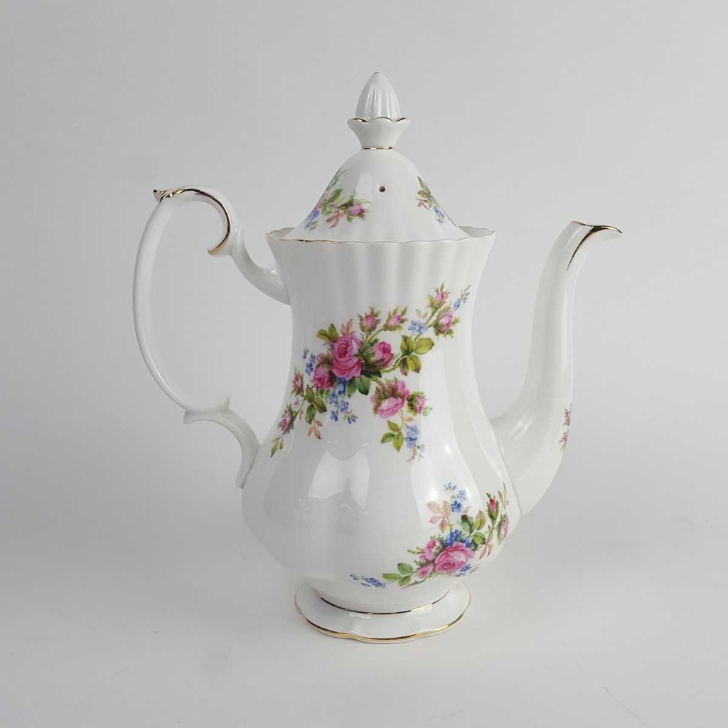 [458164260] Kaffeekanne klein 0,9 L Royal Albert Moss Rose gebraucht - gut Bild 3
