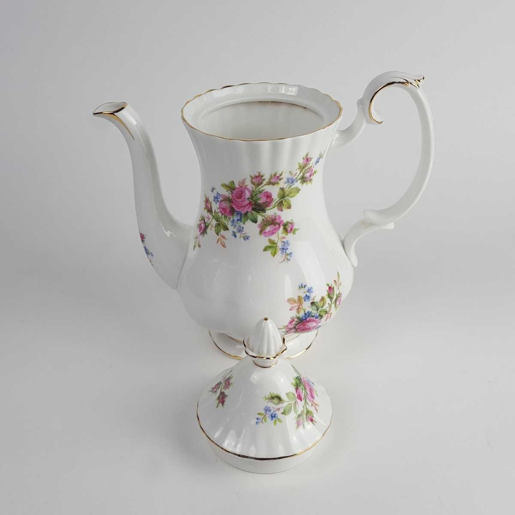 [458164260] Kaffeekanne klein 0,9 L Royal Albert Moss Rose gebraucht - gut Bild 5