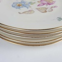 [2119146] 5er Set Kuchenteller Dessertteller 19,6 cm Heinrich Anmut Orchidee Selb gebraucht - akzeptabel Bild 3