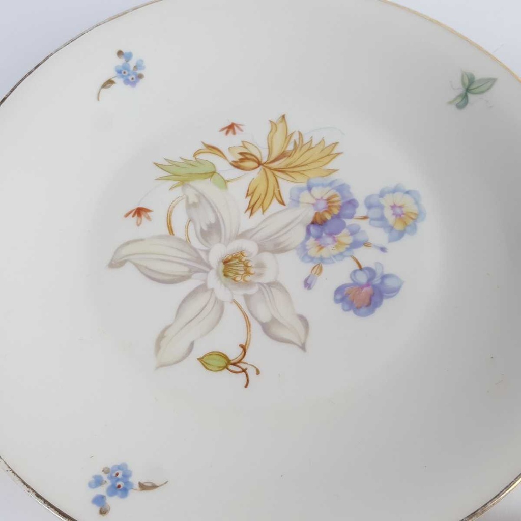 [2119146] 5er Set Kuchenteller Dessertteller 19,6 cm Heinrich Anmut Orchidee Selb gebraucht - akzeptabel Bild 5