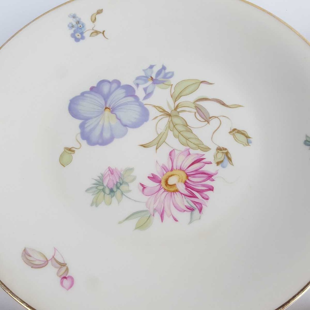 [2119146] 5er Set Kuchenteller Dessertteller 19,6 cm Heinrich Anmut Orchidee Selb gebraucht - akzeptabel Bild 6