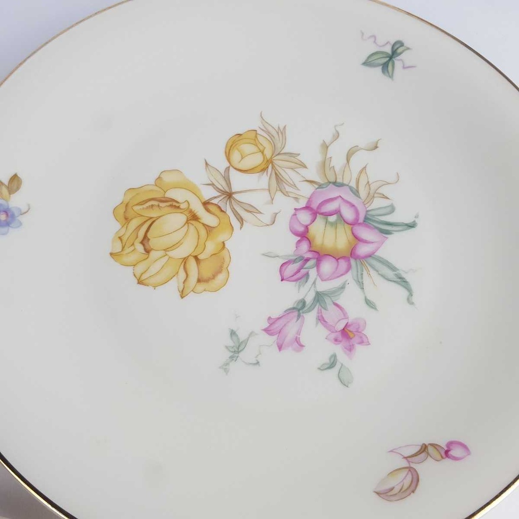 [2119146] 5er Set Kuchenteller Dessertteller 19,6 cm Heinrich Anmut Orchidee Selb gebraucht - akzeptabel Bild 7