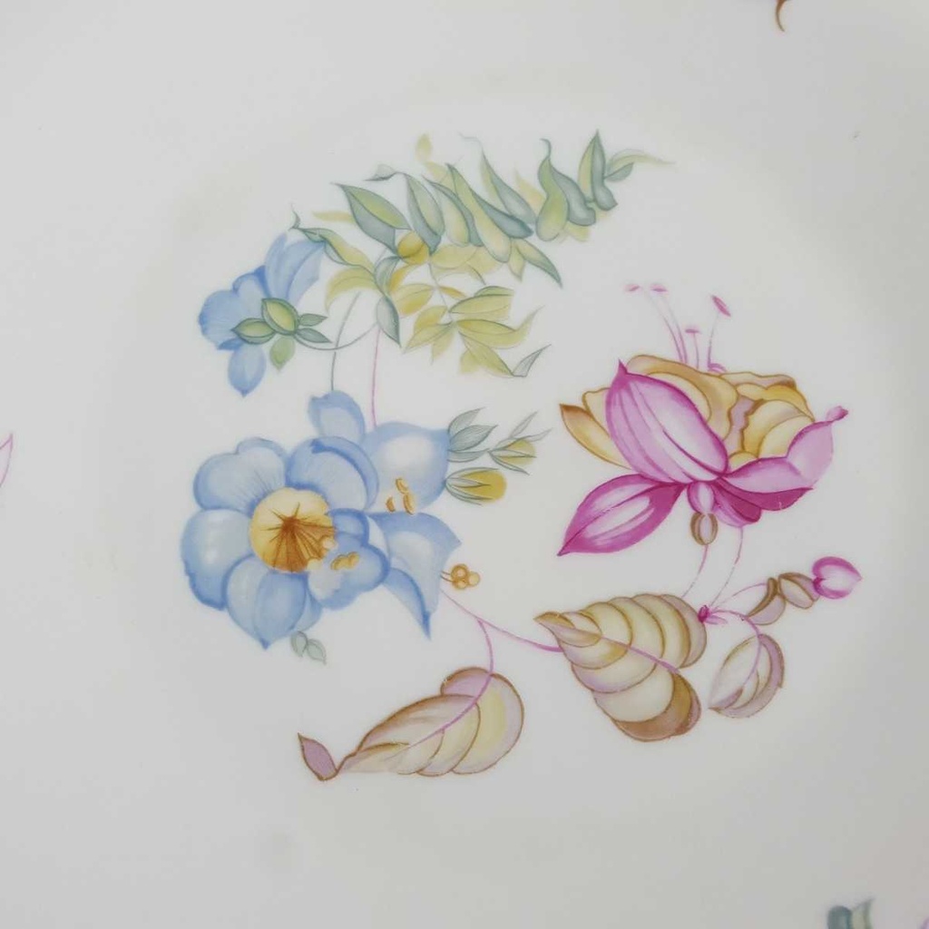 [2119146] 5er Set Kuchenteller Dessertteller 19,6 cm Heinrich Anmut Orchidee Selb gebraucht - akzeptabel Bild 8