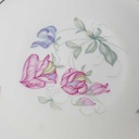 [2119146] 5er Set Kuchenteller Dessertteller 19,6 cm Heinrich Anmut Orchidee Selb gebraucht - akzeptabel Bild 9