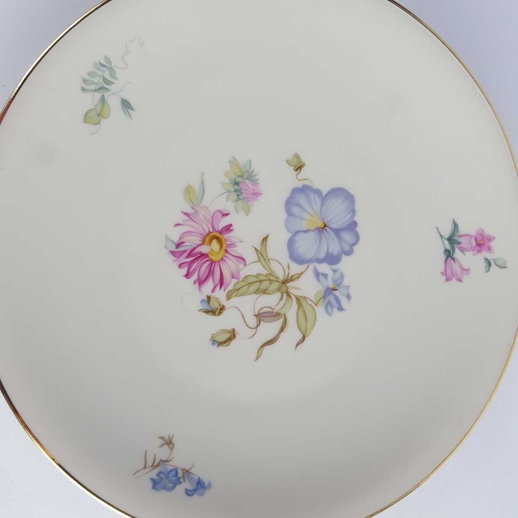 [2119147] 6er Set Speiseteller Essteller 25,2 cm Heinrich Anmut Orchidee Selb gebraucht - gut Bild 8