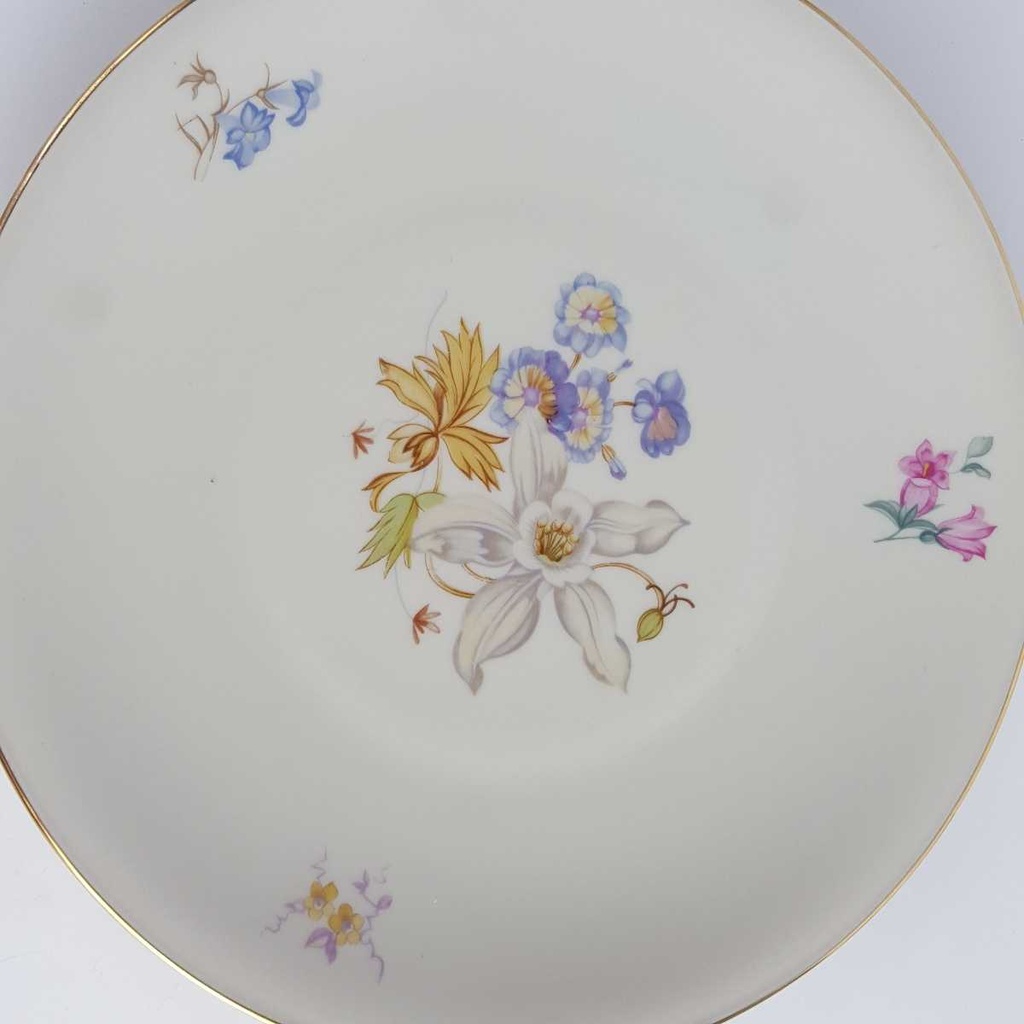 [2119147] 6er Set Speiseteller Essteller 25,2 cm Heinrich Anmut Orchidee Selb gebraucht - gut Bild 9