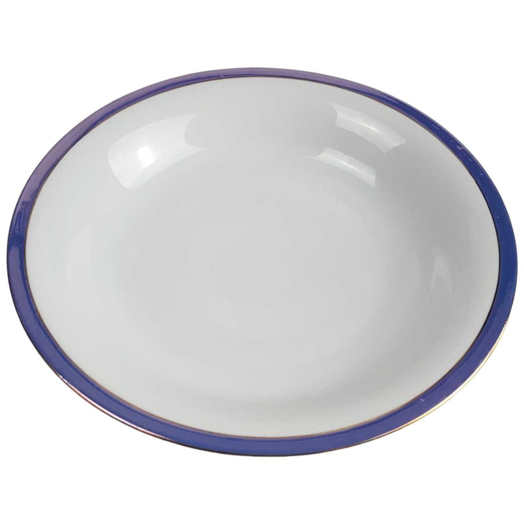 [458164292] Suppenteller Dessertteller 22,3 cm Mitterteich Blau gold gebraucht - gut Bild 2