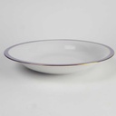 [458164292] Suppenteller Dessertteller 22,3 cm Mitterteich Blau gold gebraucht - gut Bild 3