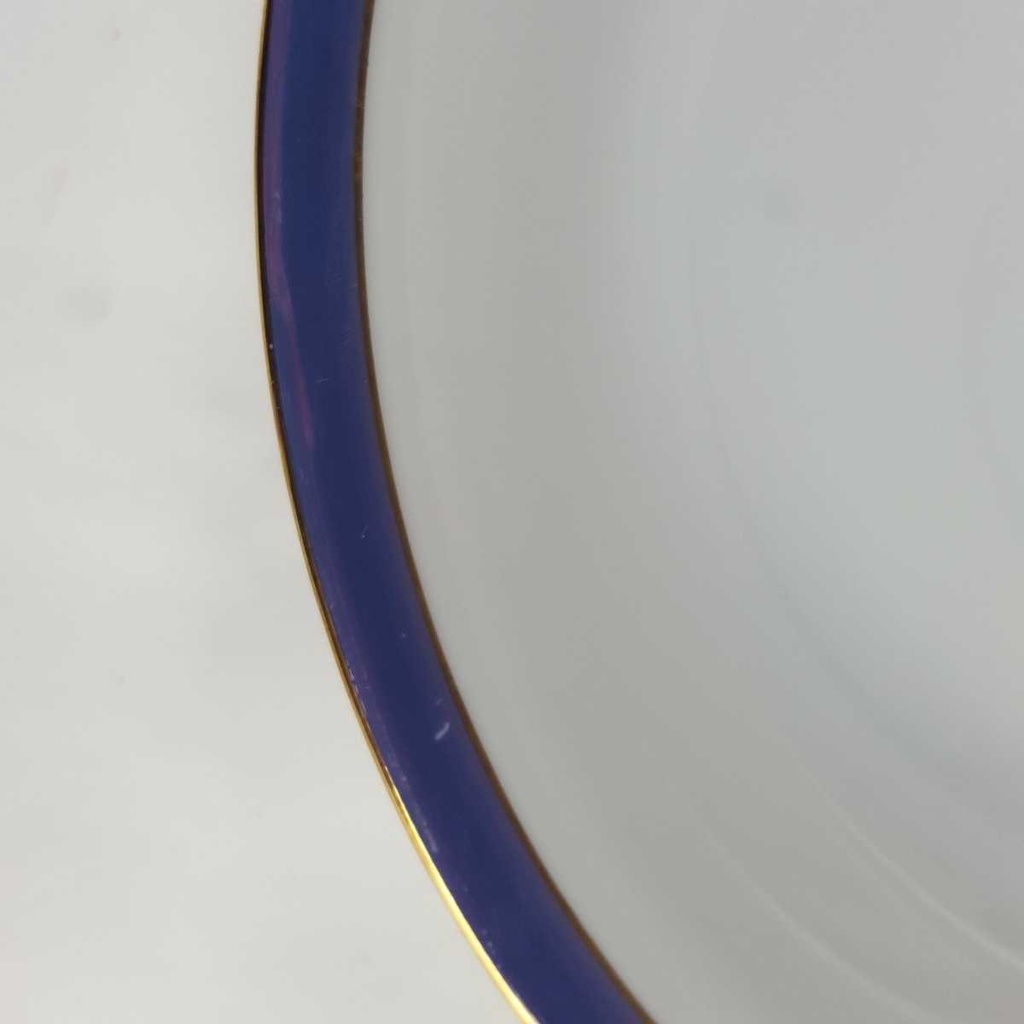 [458164292] Suppenteller Dessertteller 22,3 cm Mitterteich Blau gold gebraucht - gut Bild 5
