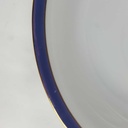 [458164292] Suppenteller Dessertteller 22,3 cm Mitterteich Blau gold gebraucht - gut Bild 5