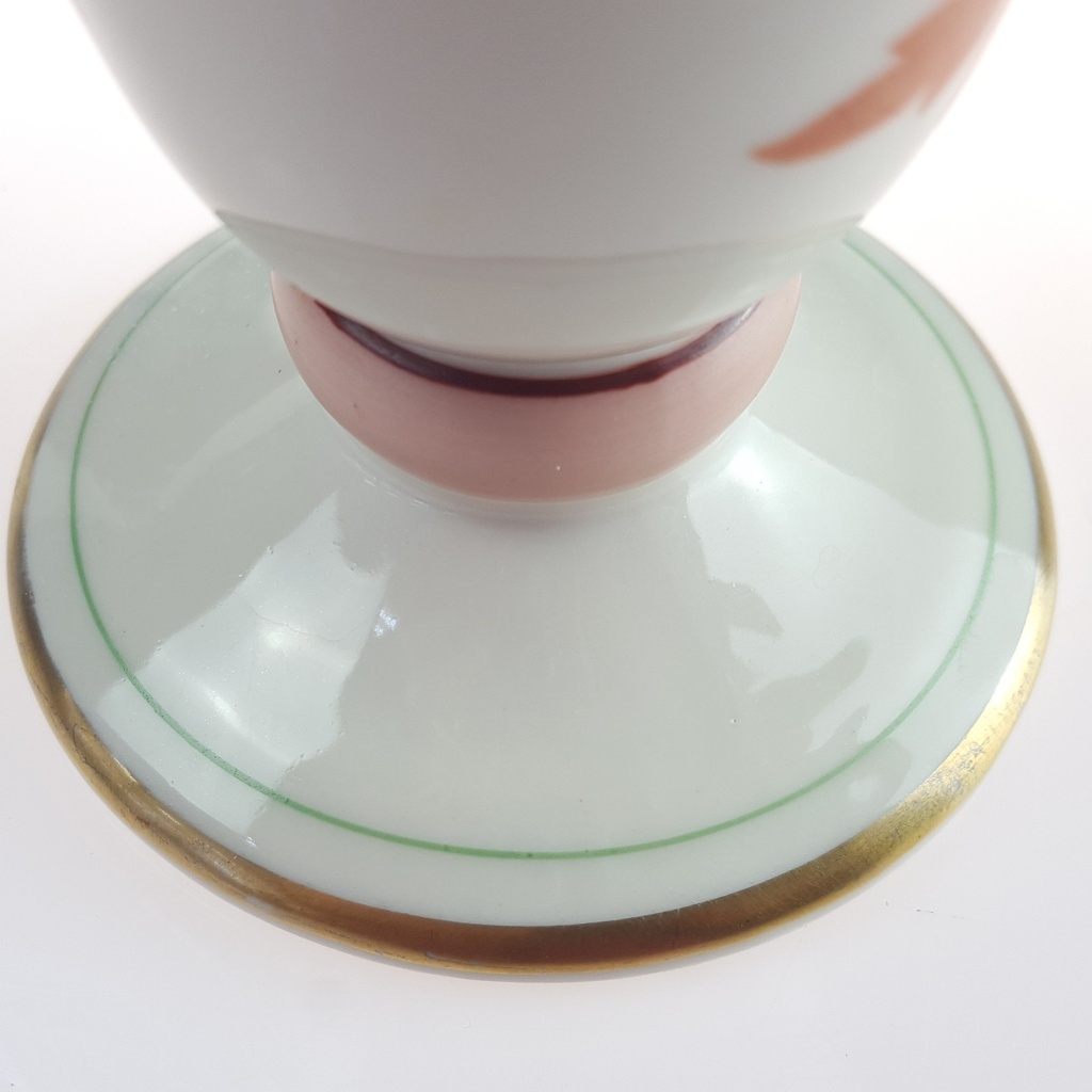 [458164298] Vase Goldrand 14,9 cm VEB Reichenbach gebraucht - akzeptabel Bild 4