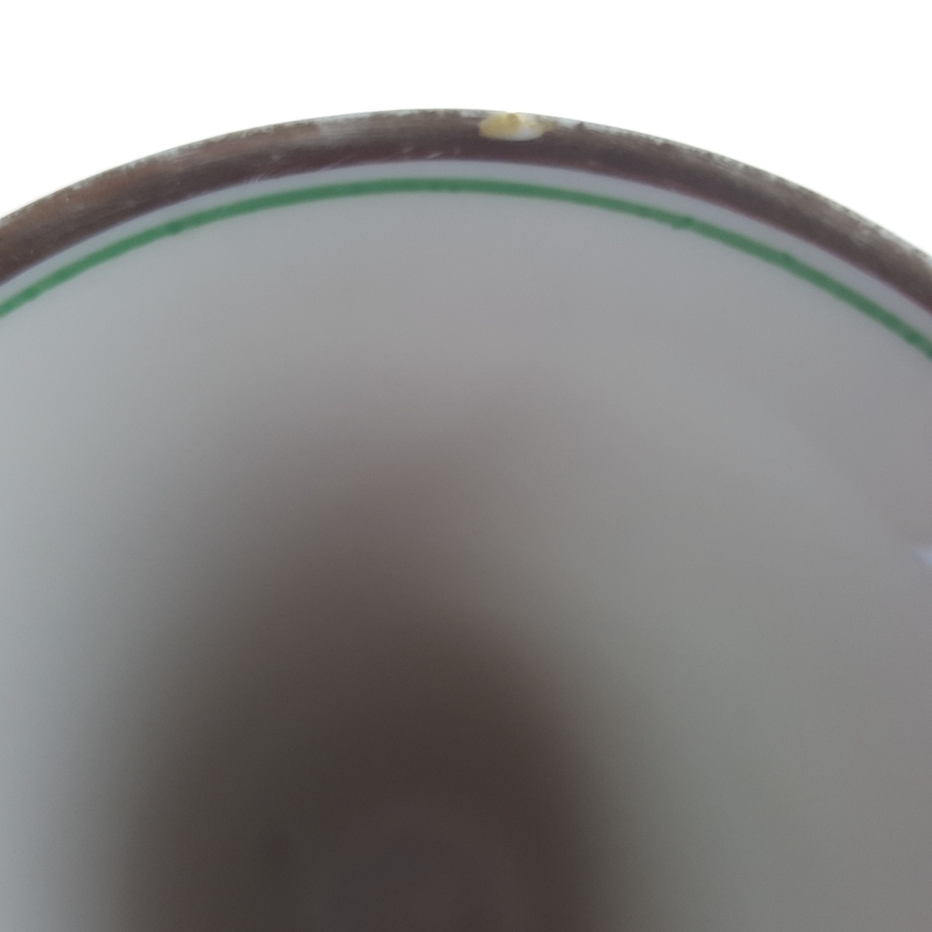 [458164298] Vase Goldrand 14,9 cm VEB Reichenbach gebraucht - akzeptabel Bild 5