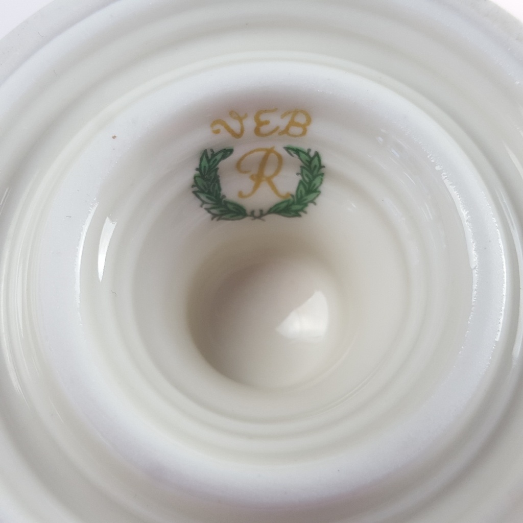 [458164298] Vase Goldrand 14,9 cm VEB Reichenbach gebraucht - akzeptabel Bild 7