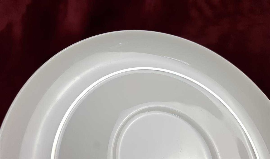 [45816430] Untertasse für Kaffee 14,3 cm Thomas Porzellan Lanzette Platinrand Bild 3