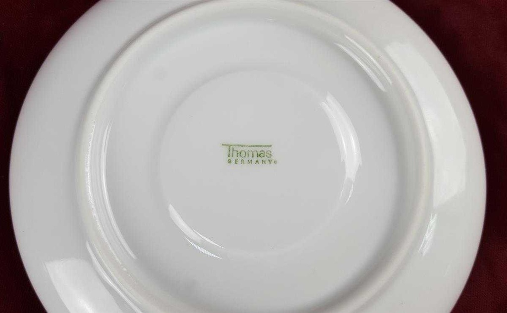 [45816430] Untertasse für Kaffee 14,3 cm Thomas Porzellan Lanzette Platinrand Bild 4