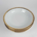 [2119150] 6er Set Suppenteller Goldrand Golddekor 22,2 cm Winterling Kirchenlamitz gebraucht - gut Bild 3