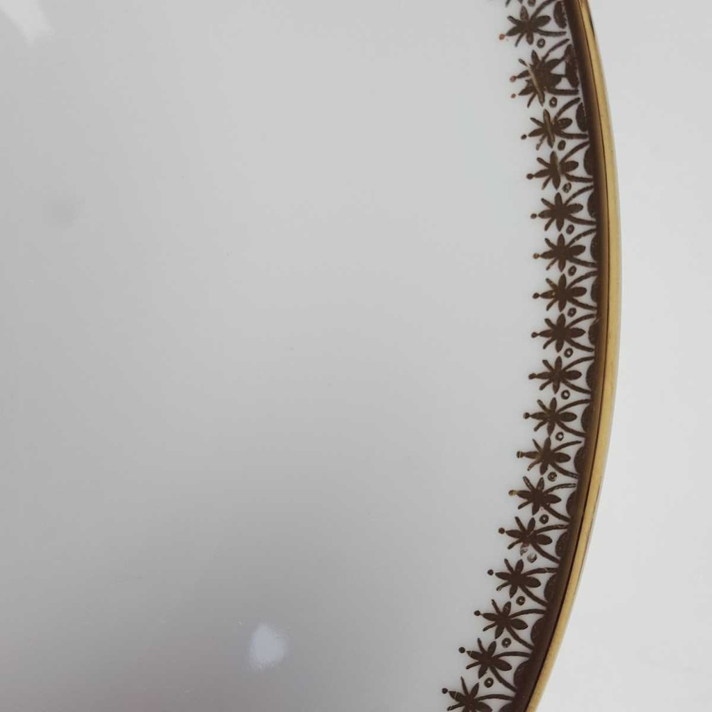 [2119150] 6er Set Suppenteller Goldrand Golddekor 22,2 cm Winterling Kirchenlamitz gebraucht - gut Bild 5