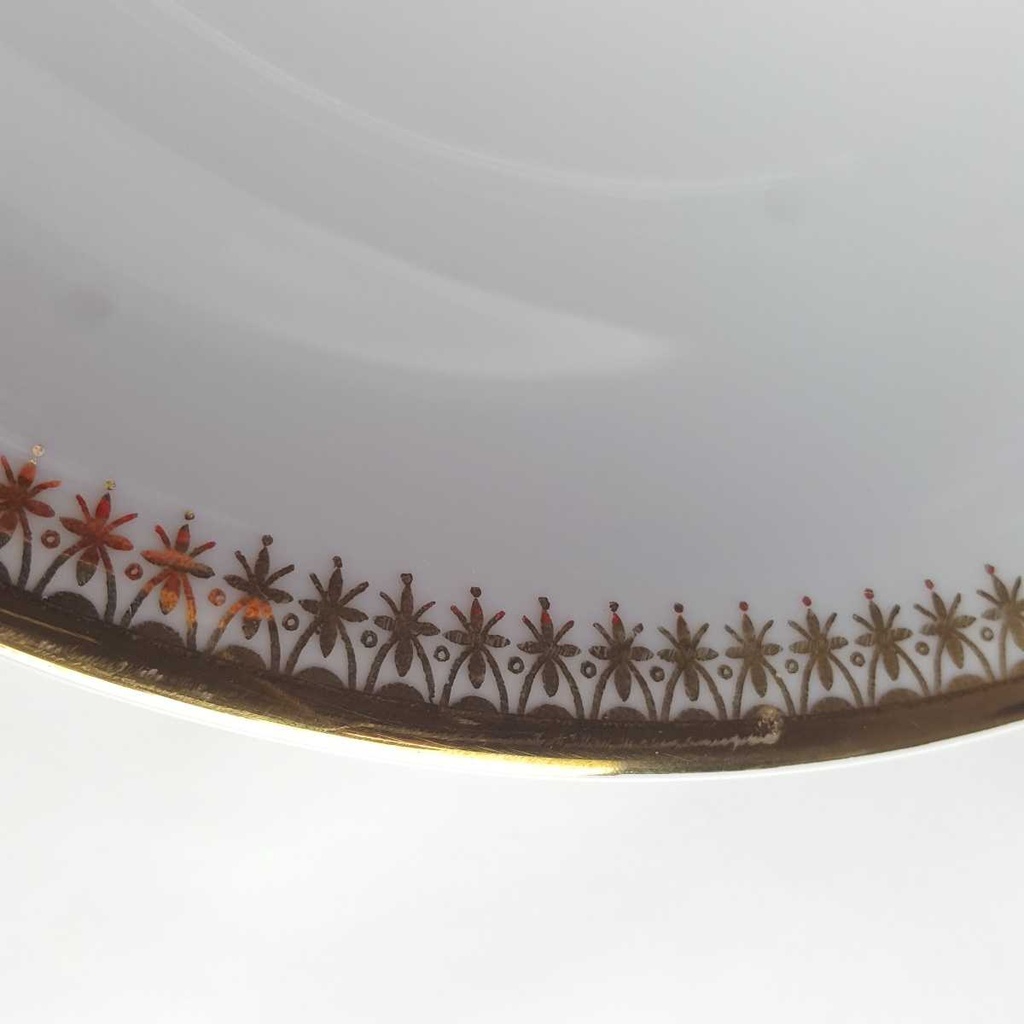 [2119150] 6er Set Suppenteller Goldrand Golddekor 22,2 cm Winterling Kirchenlamitz gebraucht - gut Bild 6
