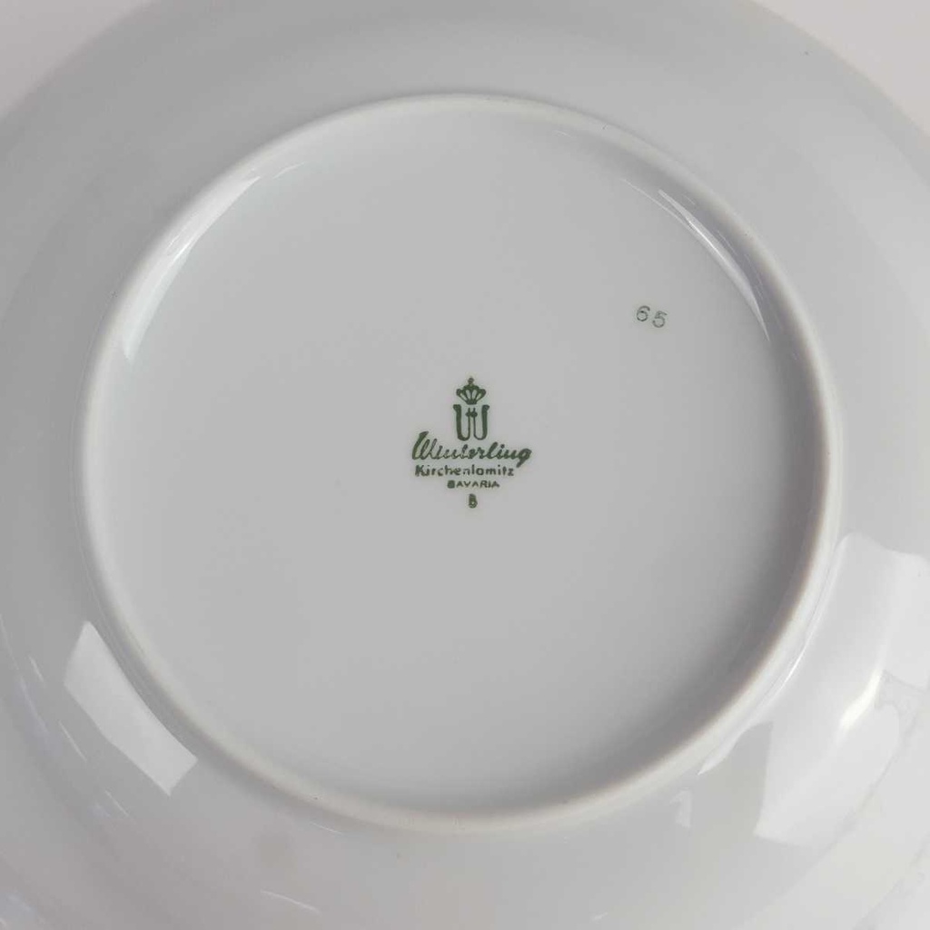 [2119150] 6er Set Suppenteller Goldrand Golddekor 22,2 cm Winterling Kirchenlamitz gebraucht - gut Bild 8