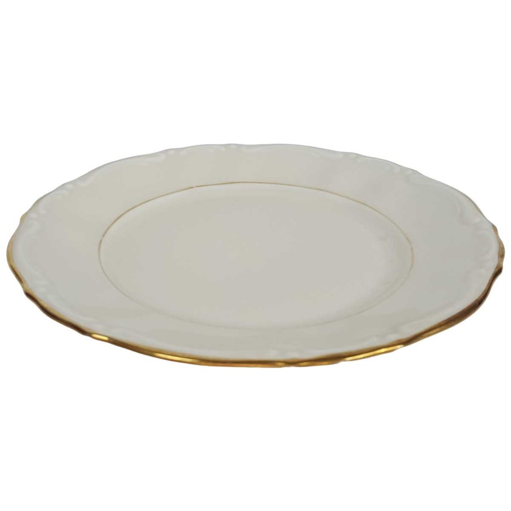 [458164303] Kuchenteller Dessertteller Goldrand 19 cm Zeh Scherzer Kronester Bavaria gebraucht - gut Bild 2