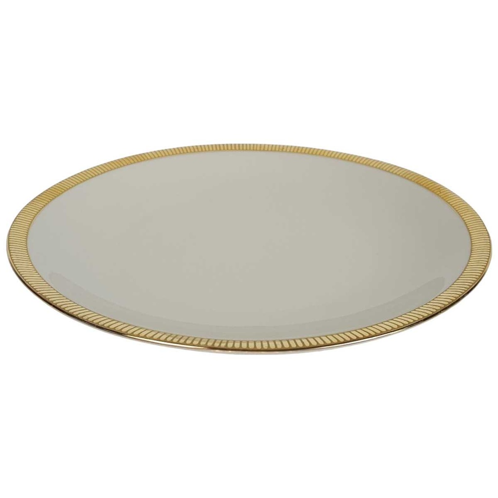 [458164304] Kuchenteller Dessertteller Goldrand 19,4 cm Zeh Scherzer 9719 Elfenbein Beige gebraucht - gut Bild 2
