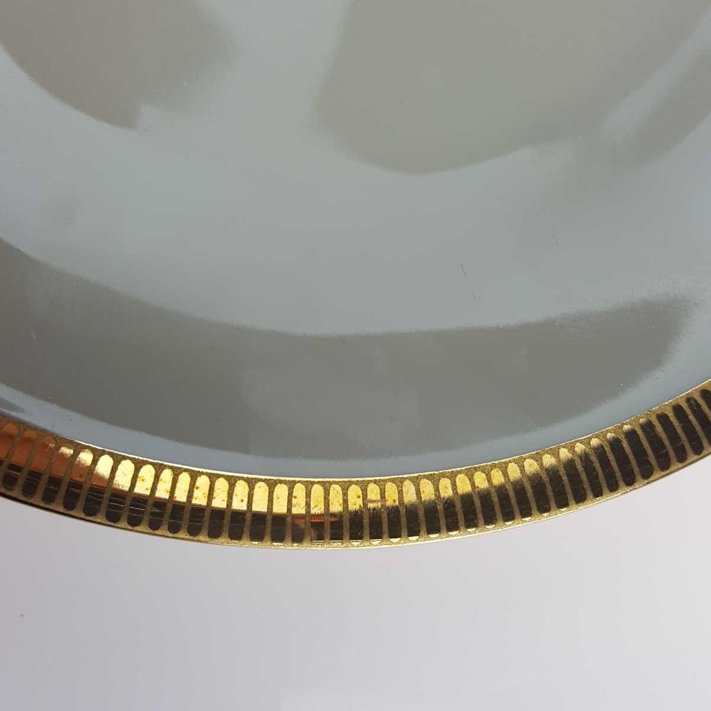 [458164304] Kuchenteller Dessertteller Goldrand 19,4 cm Zeh Scherzer 9719 Elfenbein Beige gebraucht - gut Bild 4