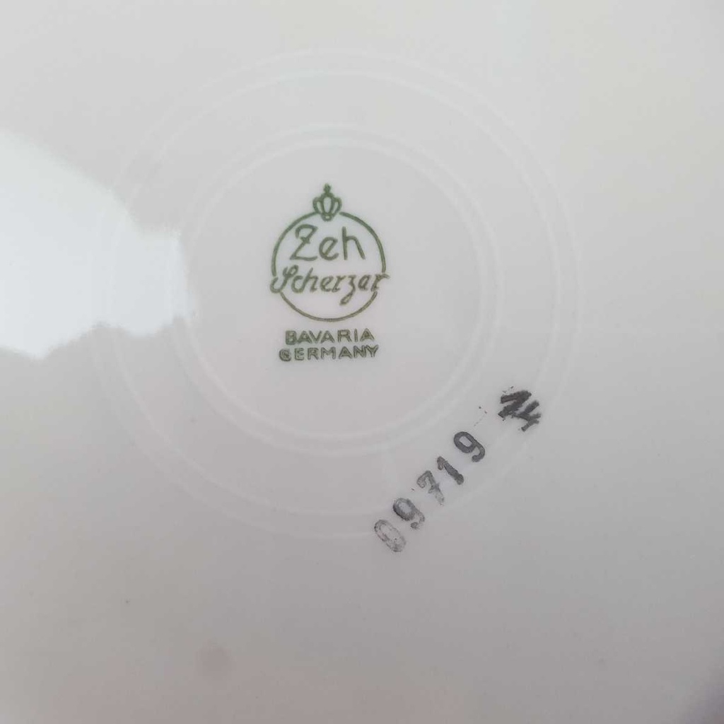 [458164304] Kuchenteller Dessertteller Goldrand 19,4 cm Zeh Scherzer 9719 Elfenbein Beige gebraucht - gut Bild 5