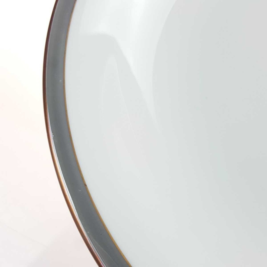 [458164305] Suppenteller Goldrand 22,8 cm Edelstein Bavaria Grauband 21499 gebraucht - gut Bild 5