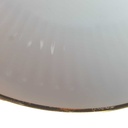 [458164307] Untertasse für Suppe Goldrand 100 Jahre 17 cm Bareuther Waldsassen Unbestimmte Formen weiß geriffelt gebraucht - gut Bild 4