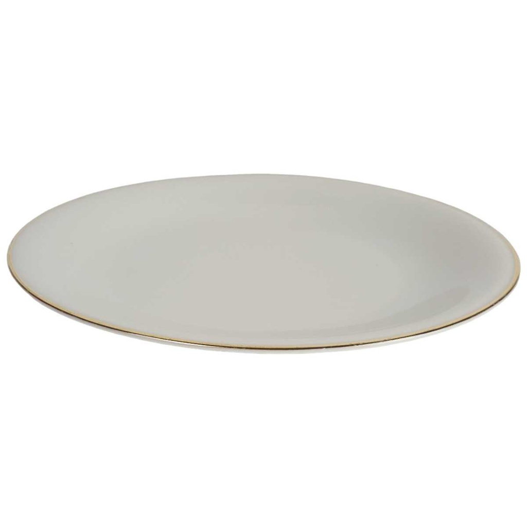 [458164309] Kuchenteller Dessertteller Goldrand 19,2 cm Winterling Marktleuthen Elfenbein Beige Bavaria gebraucht - gut Bild 2