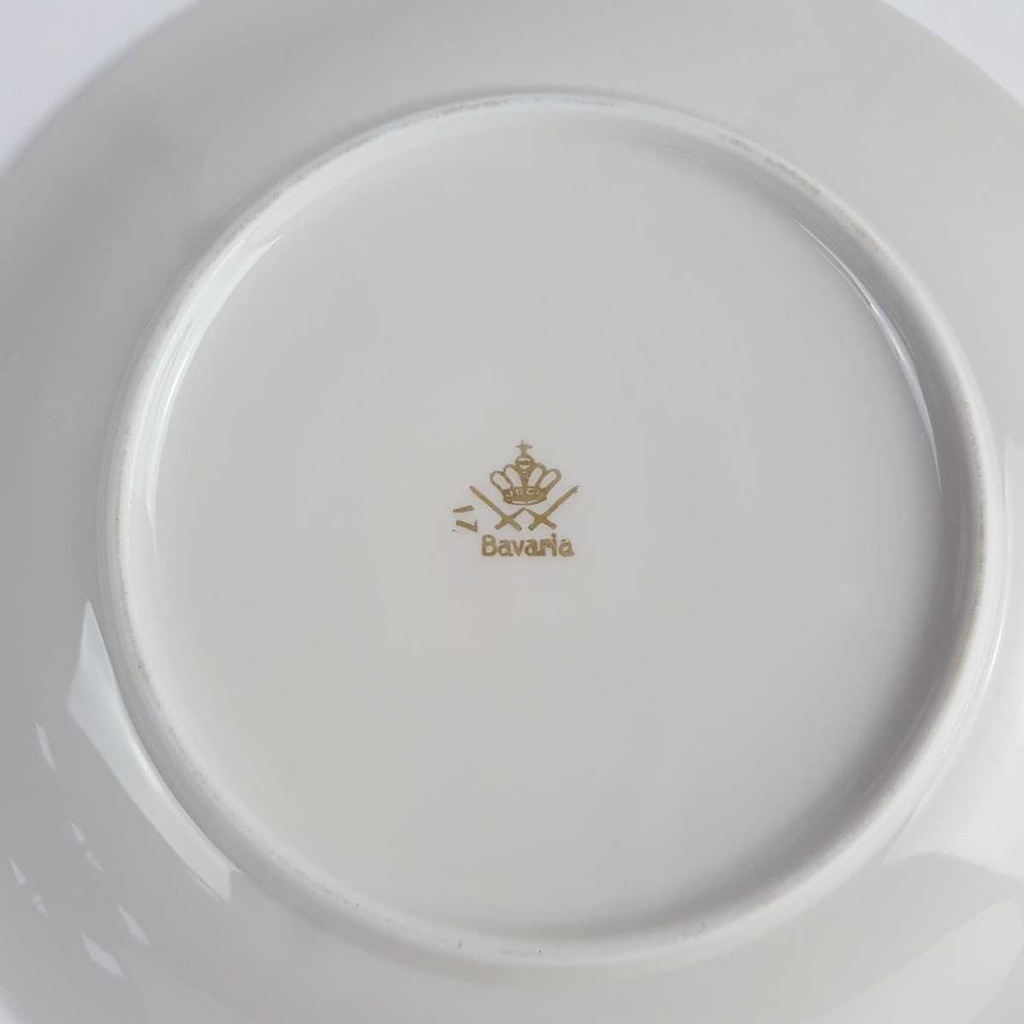 [458164309] Kuchenteller Dessertteller Goldrand 19,2 cm Winterling Marktleuthen Elfenbein Beige Bavaria gebraucht - gut Bild 5