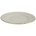[458164311] Kuchenteller Dessertteller Golddekor 19,5 cm Tielsch Altwasser elfenbein 7930 gebraucht - gut Bild 2