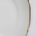 [458164311] Kuchenteller Dessertteller Golddekor 19,5 cm Tielsch Altwasser elfenbein 7930 gebraucht - gut Bild 3