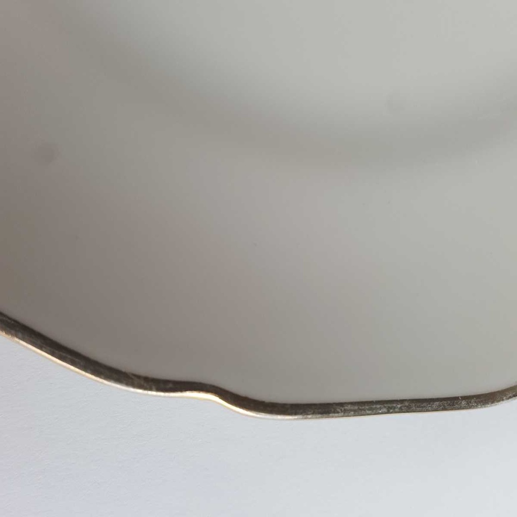 [458164311] Kuchenteller Dessertteller Golddekor 19,5 cm Tielsch Altwasser elfenbein 7930 gebraucht - gut Bild 4