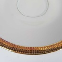 [458164313] Untertasse für Tee Goldrand 15,2 cm Zeh Scherzer 9719 Elfenbein gebraucht - gut Bild 3