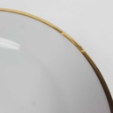 [2119151] 6er Set Kuchenteller Dessertteller Goldrand 19,7 cm Schumann Arzberg weiß gebraucht - gut Bild 4