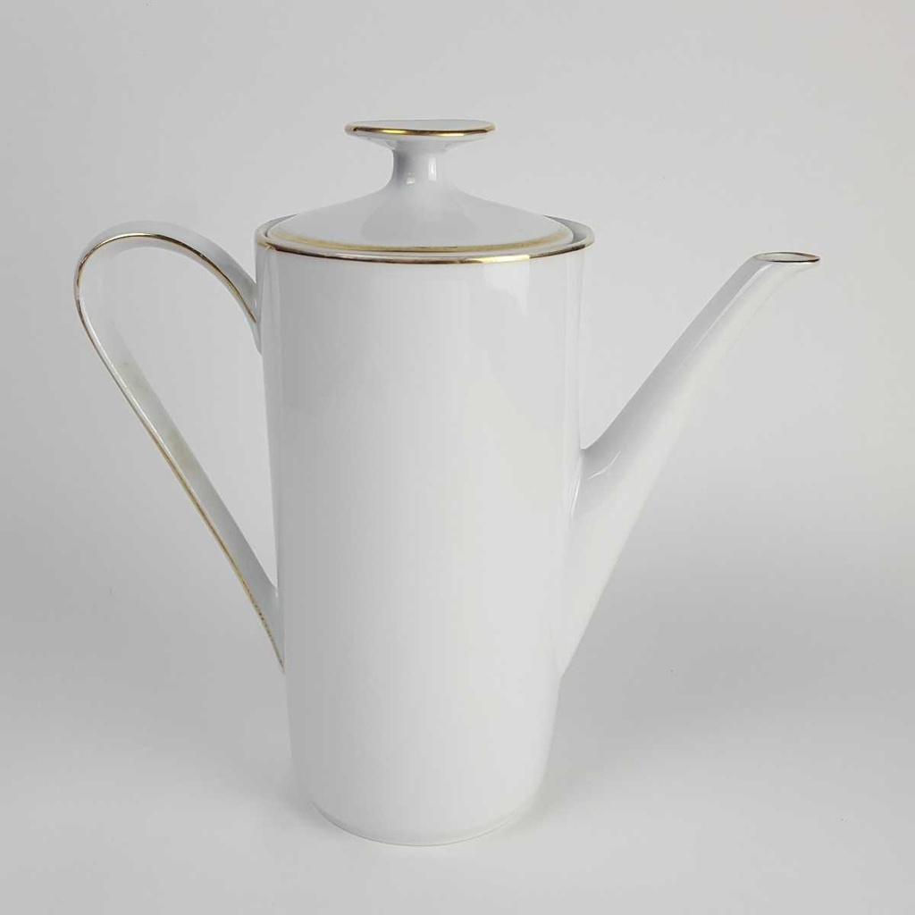 [458164317] Kaffeekanne Goldrand 1,4 L Eschenbach Weiß Bavaria gebraucht - gut Bild 3