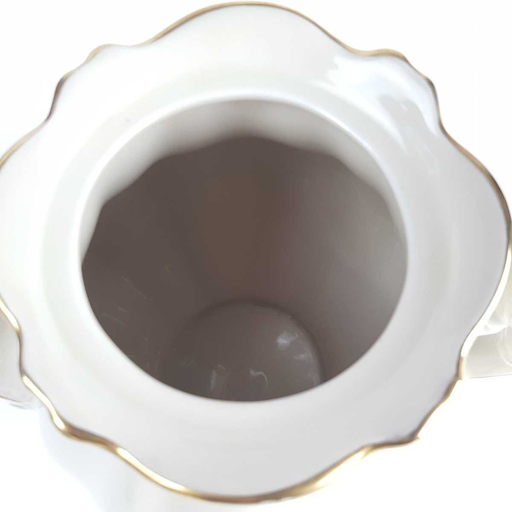 [458164318] Kaffeekanne Goldrand 1,8 L Kronester Bavaria elfenbein gebraucht - gut Bild 7