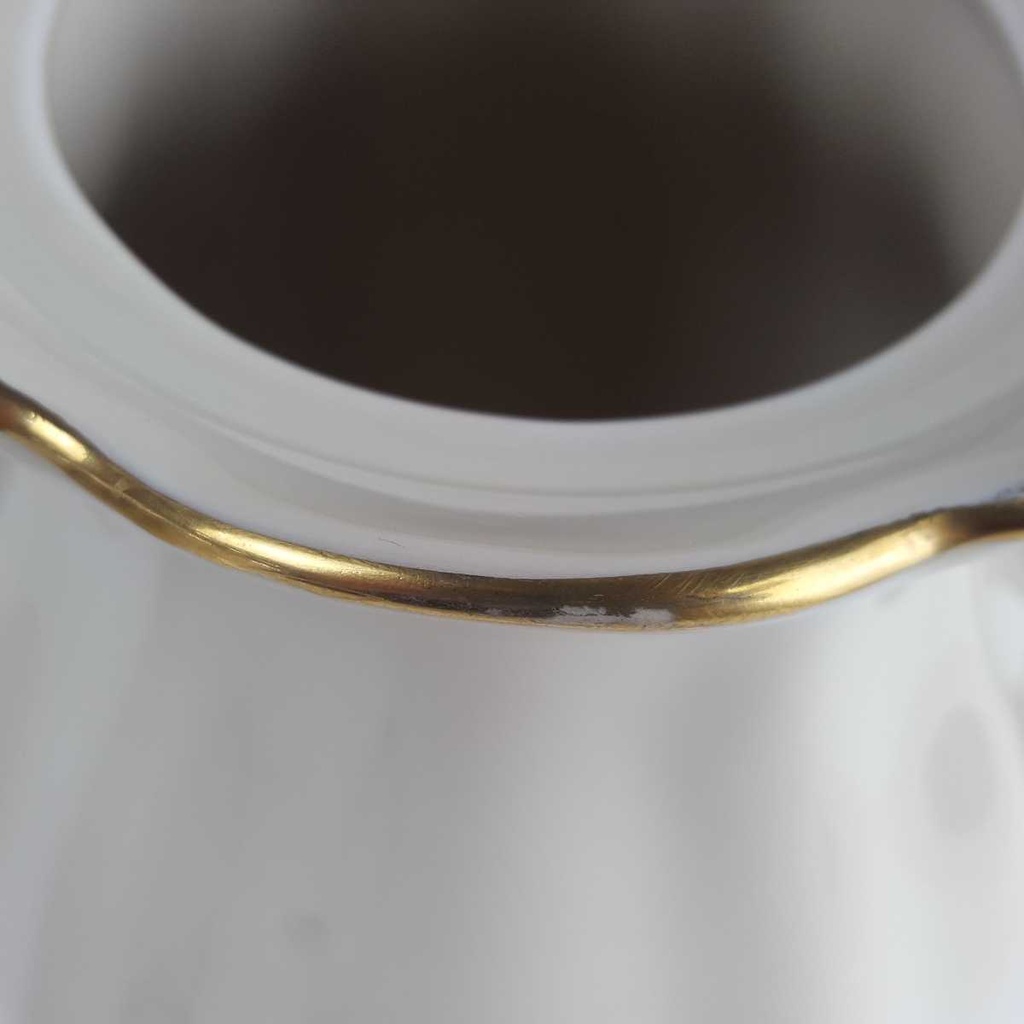 [458164318] Kaffeekanne Goldrand 1,8 L Kronester Bavaria elfenbein gebraucht - gut Bild 9