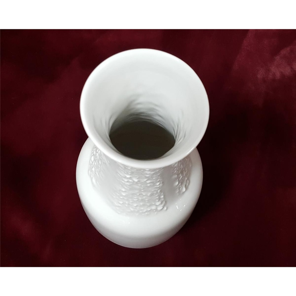 [45816433] Vase Blumenvase Bavaria 22,4 cm Creidlitz Weiß gebraucht - gut Bild 3